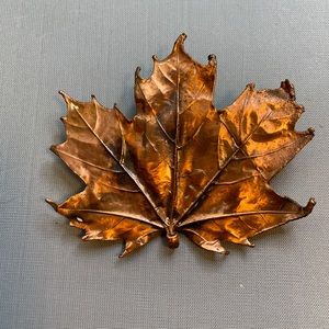 Beautiful  Maple leaf Nature Brooch